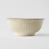 Kép 2/3 - Made in Japan Ridged Alabaster Udon tál