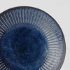 Kép 2/4 - Made in Japan Ridged Indigo lapostányér