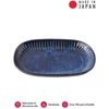 Kép 1/5 - Made in Japan Ridged Indigo ovális tál, 19 x 13 cm
