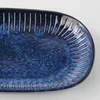 Kép 2/5 - Made in Japan Ridged Indigo ovális tál
