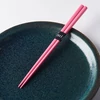 Kép 4/4 - Made in Japan Pink lakkozott természetes fa evőpálcika