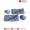 Kép 1/3 - Made in Japan Black Blue Plum sushi készlet evőpálcikákkal