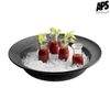 Kép 3/5 - 30510 APS FROSTFIRE tál 45 cm fekete-ezüst
