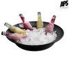 Kép 4/5 - 30510 APS FROSTFIRE tál 45 cm fekete-ezüst