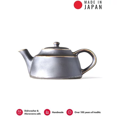 Made in Japan Metallic teáskanna szűrővel, 420 ml