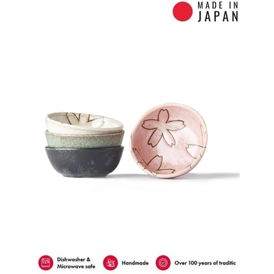 Made in Japan Stylized Flowers tálkészlet