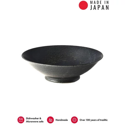 Made in Japan BB Black Ramen tál, 25 cm
