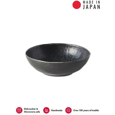 Made in Japan BB Black ovális tál, 14 x 12,5 cm