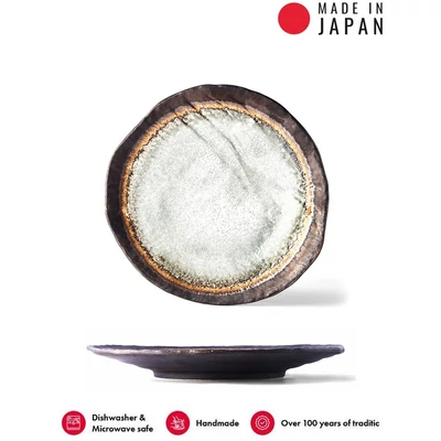 Made in Japan Akane Grey lapostányér, 27 cm