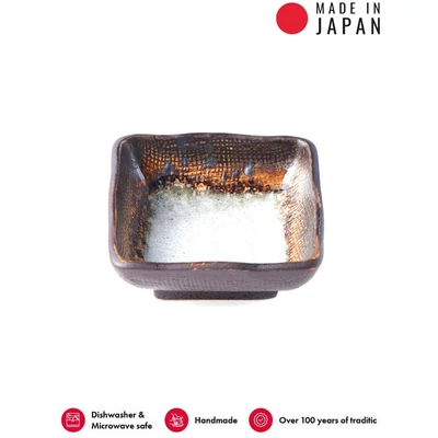 Made in Japan Akane Grey szögletes szószos tál 7 x 7 cm, 50 ml