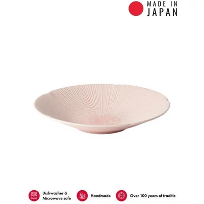 Made in Japan Ice Pink paszta tál, 22,5 cm