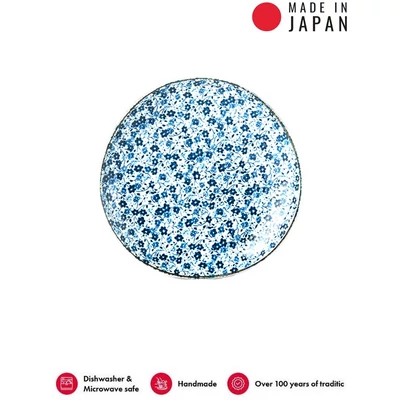 Made in Japan Blue Daisy kistányér, 19 cm