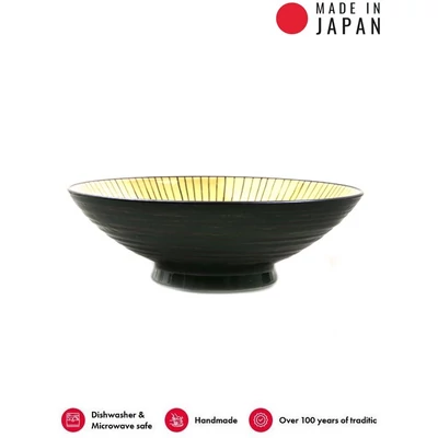 Made in Japan Dk Green Ramen tál, 24,5 cm