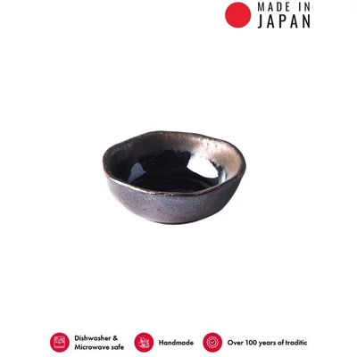 Made in Japan Black Mingei szószos tál, 8 cm