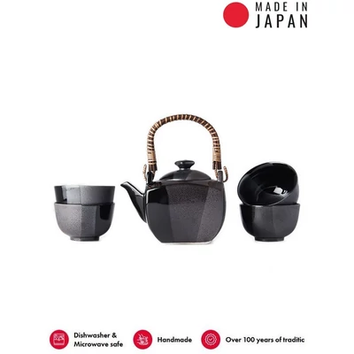 Made in Japan Gunmetal 5 db-os teáskészlet