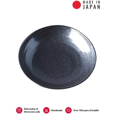 Made in Japan Matt Black paszta tál, 21 cm