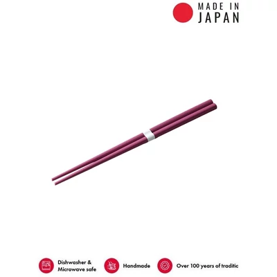 Made in Japan Plum & White lakkozott evőpálcika