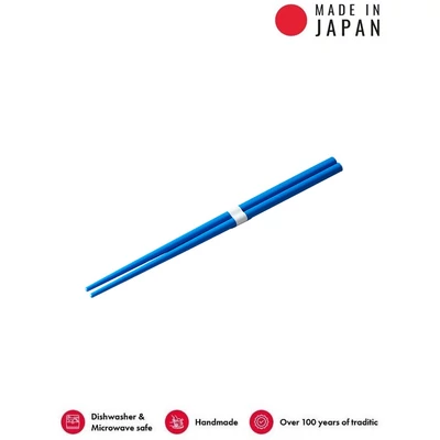 Made in Japan Royal Blue & White lakkozott evőpálcika
