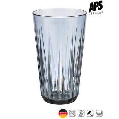 APS CRYSTAL törhetetlen pohár, szürke, 500 ml