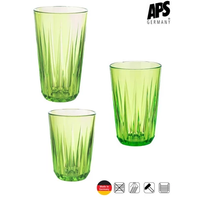 APS CRYSTAL törhetetlen pohár, zöld