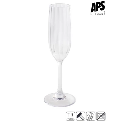 APS PERFECTION törhetetlen pezsgőspohár, 190 ml