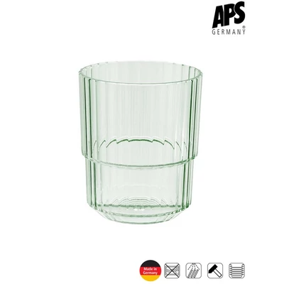 APS LINEA törhetetlen pohár, zöld, 300 ml      