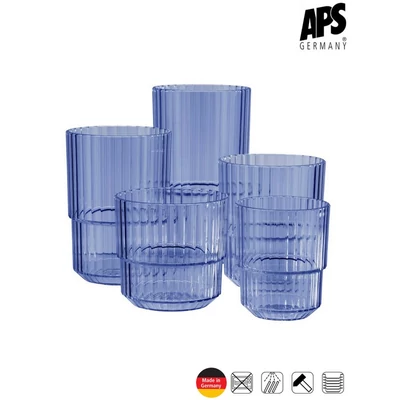 APS LINEA törhetetlen pohár, kék