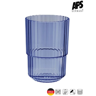 APS LINEA törhetetlen pohár, kék, 400 ml      