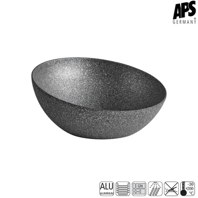 APS FROSTFIRE tál fekete-ezüst
