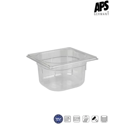 APS PC GN 1/6 betét, 100 mm