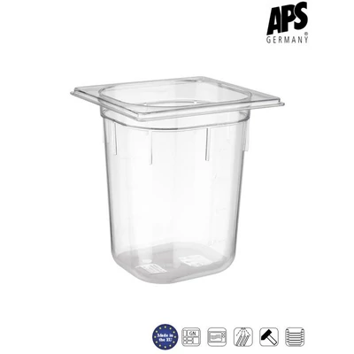 APS PC GN 1/6 betét, 200 mm