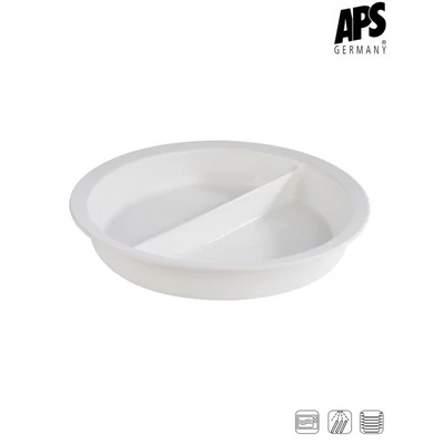 APS osztott kerek porcelánbetét, fehér
