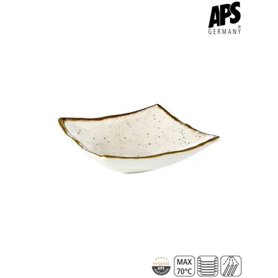 APS STONE ART szögletes tál 