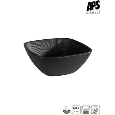 APS NERO szögletes tál, 19,5 x 19,5 cm                   