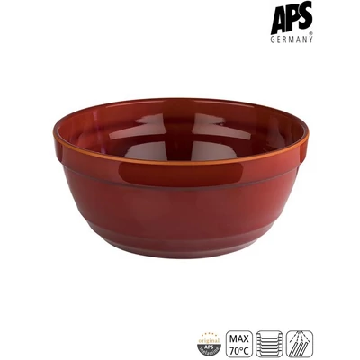 APS EMMA melamin tál piros, 23 cm