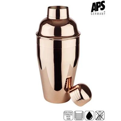 APS CLASSIC shaker, 500 ml, vörösréz