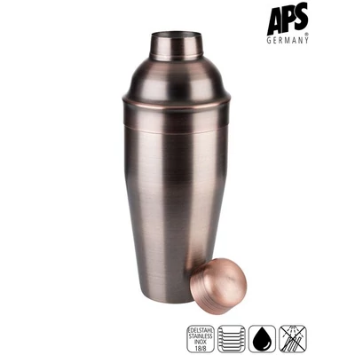 APS CLASSIC shaker, 700 ml, antik vörösréz