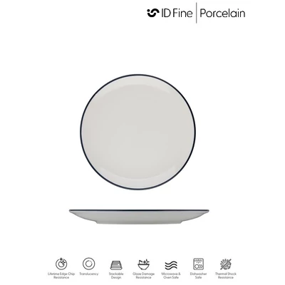 ID Fine MODEST NAVY perem nélküli lapostányér, 15 cm