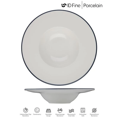 ID Fine MODEST NAVY kalap mélytányér, 29 cm