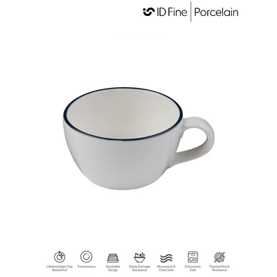 ID Fine MODEST NAVY cappuccino csésze, 270 ml