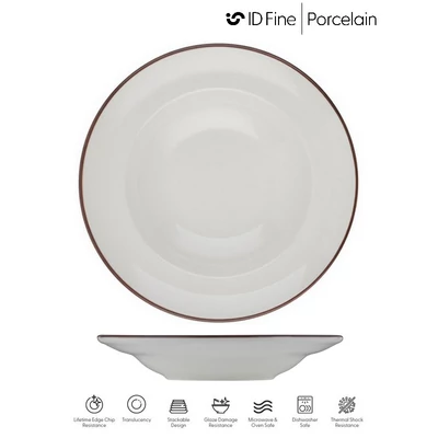 ID Fine MODEST BROWN mélytányér, 28 cm, 560 ml