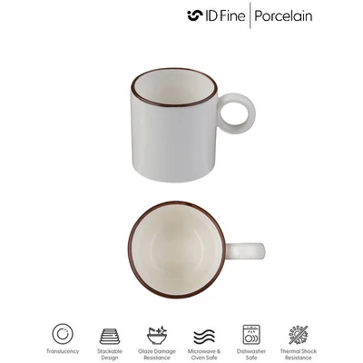 ID Fine MODEST BROWN kávéscsésze, 80 ml