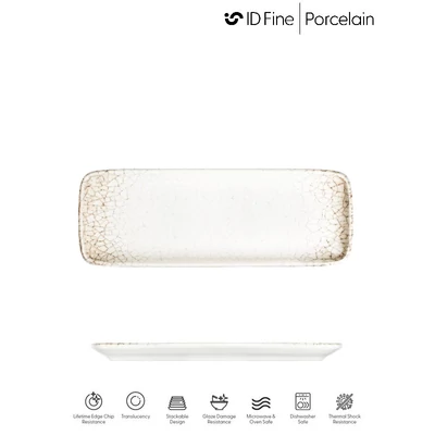 ID Fine DESERTO szögletes tányér, 30 x 11 cm