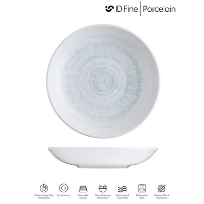 ID Fine GLACIER perem nélküli mélytányér, 22 cm