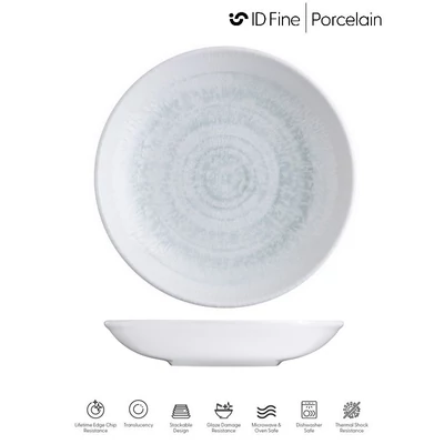 ID Fine GLACIER perem nélküli mélytányér, 25 cm