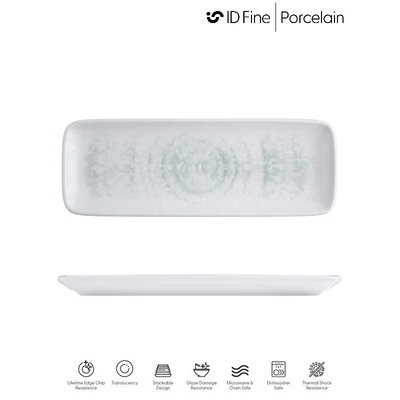 ID Fine GLACIER szögletes tál, 30 x 11 cm