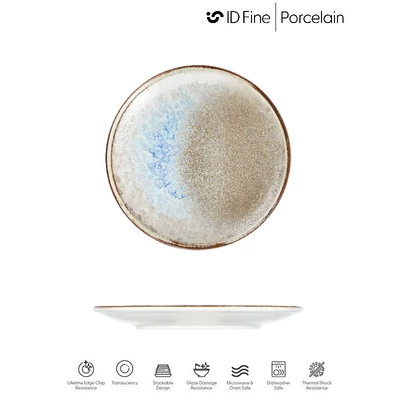 ID Fine DELTA perem nélküli lapostányér, 17 cm