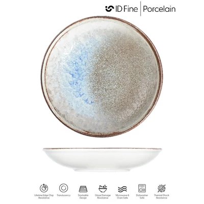 ID Fine  DELTA perem nélküli mélytányér, 22 cm