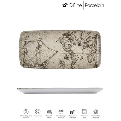 ID Fine PIRI szögletes tányér, 34 x 16 cm