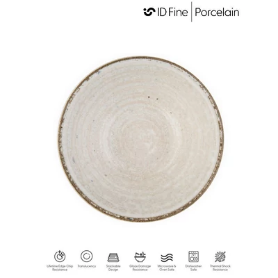 ID Fine  MOCHA  perem nélküli lapostányér, 23 cm